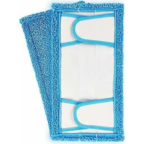 2Pcs Remplacer Le Chiffon de Vadrouille Lavable pour Sweeper Mop Reusable Mopping Pad Pads Rag Cleaning Accessories, S'adapter à Swiffer (1/5)