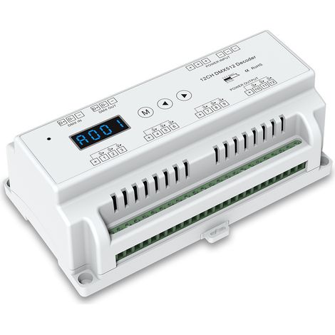 12-channel constant voltage DMX512 decoder, DMX512 LED controller, D12 (flagship product)