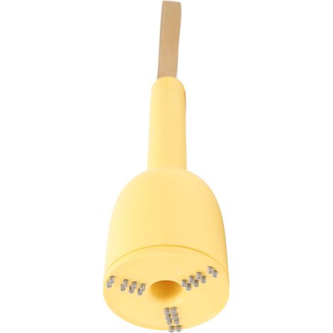 Mini aspirateur ABS 1200 mAh, rechargeable par USB, léger et sans fil, pour la maison et les voyages, jaune. (1/5)