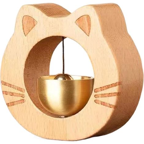 Carillon magnétique pour porte en forme d'animal pour jardin réfrigérateur et restaurant, carillon à vent décoratif pour la maison et les espaces extérieurs (1/5)