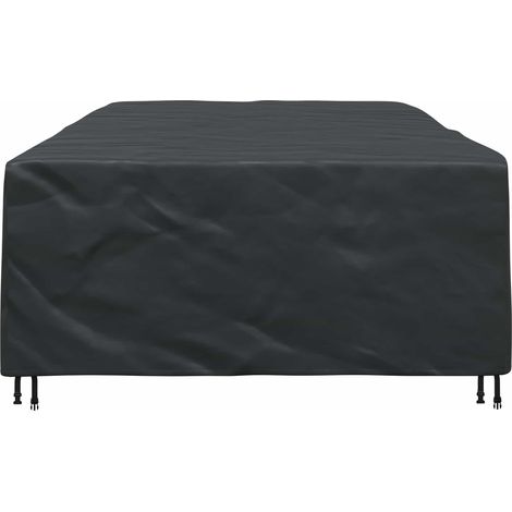 Funda para muebles Liso Negro 315 x 180 x 74 cm 210D vidaXL