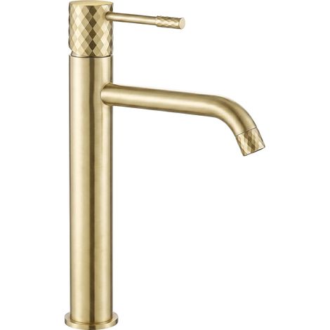 Waschbeckenarmatur Rea Lungo High Brush Gold