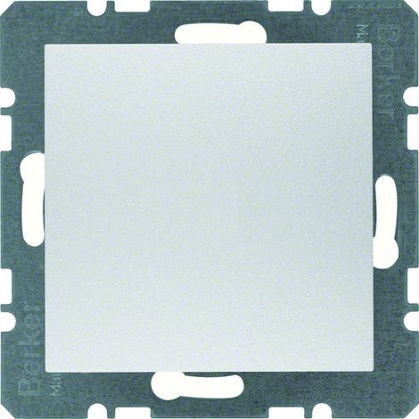 Piastra di finitura Berker 10091404 alluminio IP20 opaco