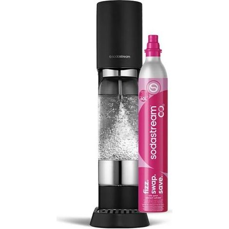 Macchina per soda Sodastream ENSO nera 1 litro 60 litri (1/5)