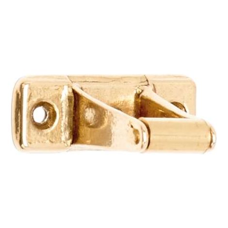 Cavallotto Fisso Per Serramenti Ottone Lucido Mm.20