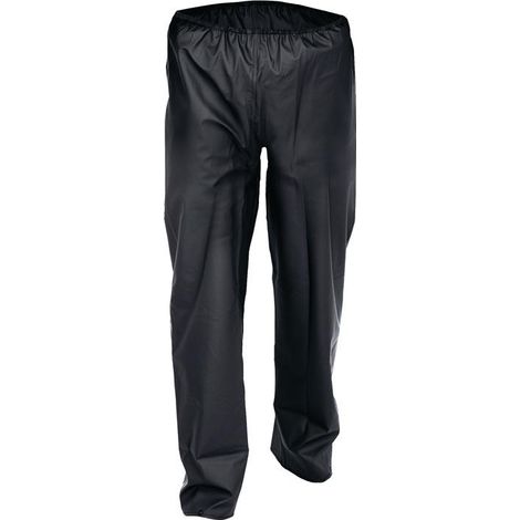 Regenschutzhose PU Stretch Größe S schwarz (1/4)