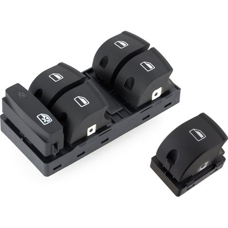 Set di 2 interruttori per la regolazione degli alzacristalli elettrici per Audi A6 C6 04-11. KPL