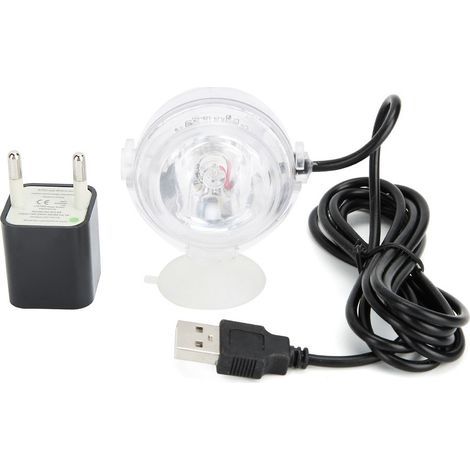Submersible LED Spotlight for Aquarium, Underwater Amphibious Lighting, EU Plug, 100-240V (Light Blue Spotlight) (1/5)