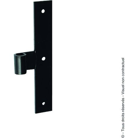 Penture de milieu en Té bout droit - axe : 40 mm - 40 x 5 mm longueur 240 mm diamètre 14 mm - TORBEL INDUSTRIE