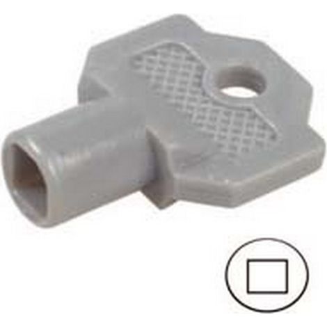 10PZ CHIAVE PLASTICA CILINDRO QUADRELLO QUADRI ELETTRICI 152A misuara