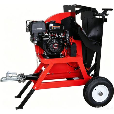 Scie circulaire à bûches mobile à chevalet Ø 270 mm - Lame 700 mm - Moteur essence 14 CV - Démarrage électrique Torros BHZB700