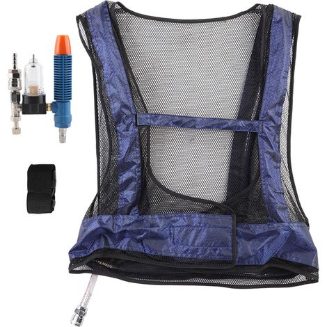 Gilet de refroidissement en acier pour soudage, gilet de climatiseur, gilet compressé pour usage industriel, sécurité maximale (1/5)