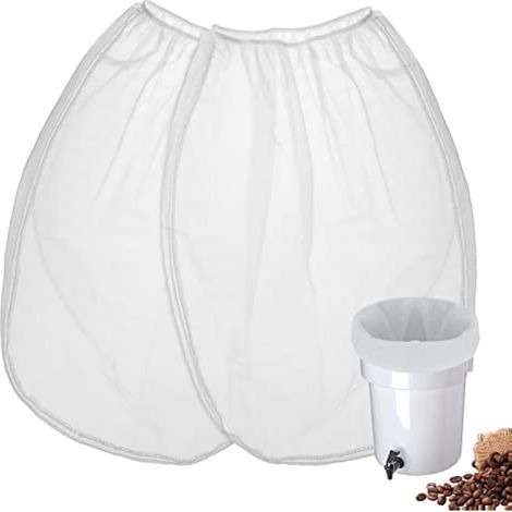 Toddy Lot de 2 sacs filtrants de rechange compatibles avec système d'infusion à froid Toddy pour filtre à café froid de 18 litres – Réutilisable (1/5)