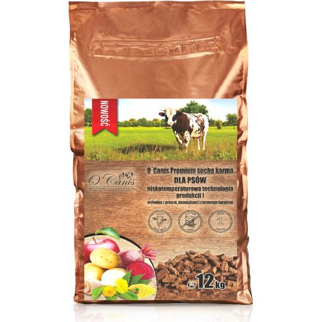 Alimento seco premium para perros O'Canis con ternera, mijo y patata (12 kg)