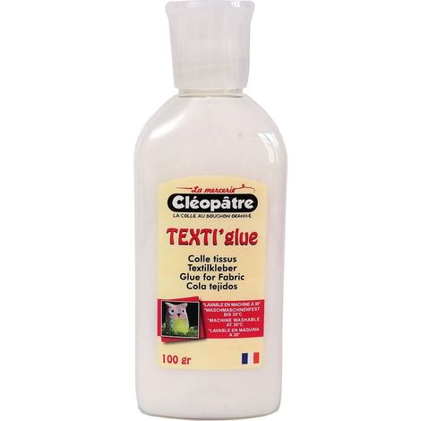 TEX2-100 Forte et définitive pour Textile Tissu, Transparent, colle liquide, (1/4)