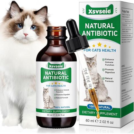 pour Chats, pour Chats, cystite, Soutien Immune & Cats Allergy Itch Relief, Health Supplies Cat UTI, 60 ML (1/5)