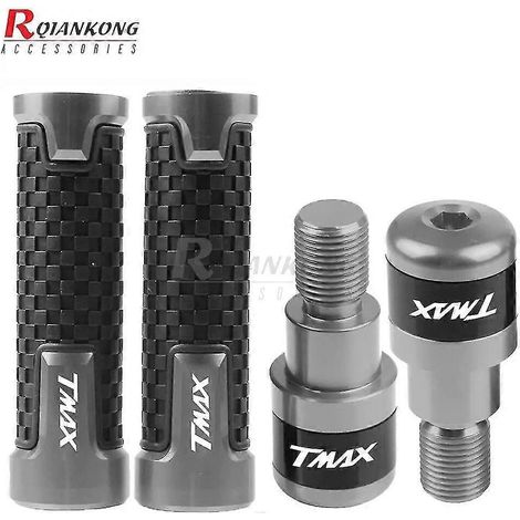 Motorrad-Brems- und Kupplungshebel, Lenkergriffe, Lenkerenden für Yamaha TMAX500 T-MAX 500 2001 2002 2003 2004 2005 2006 2007 – Grau