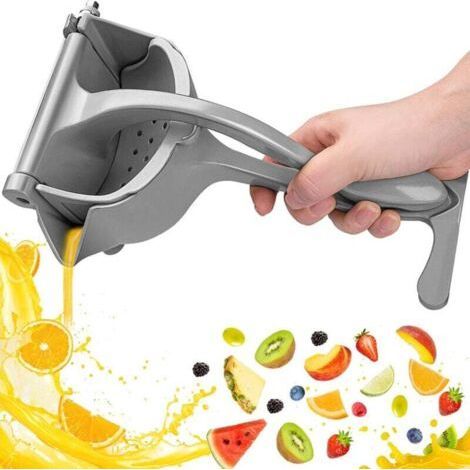 Aluminum Lever Manual Citrus Juicer with Container for Pressed Juice (1/4)