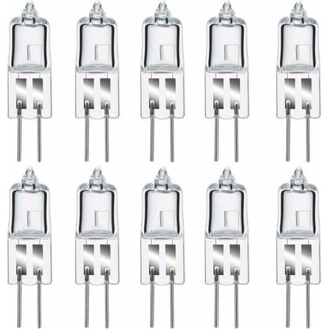 G4 Halogen Bulb - 12 V 20 W - 2800 K Warm White - Dimmable - Capsule Type - Pack of 10 (1/5)