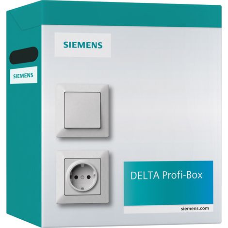 Siemens Elektro DELTA Profibox scatola di prese bianca