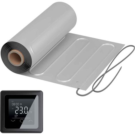 Natte chauffante WARMON ALU 150 W/m² avec Thermostat TP 750 tactile noir - 1 m²