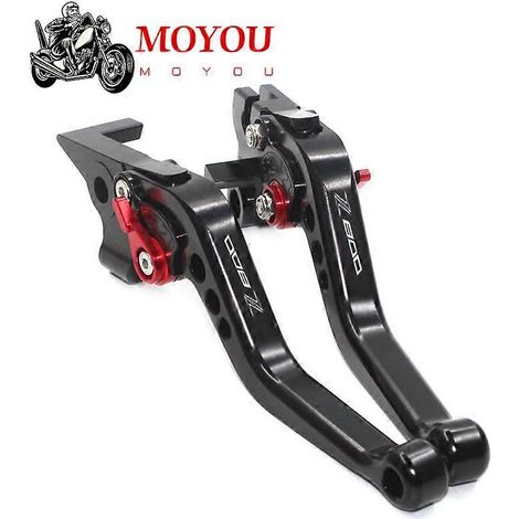 Leviers de frein et d'embrayage courts pour motos KAWASAKI Z800, Z800E et Z 800 E (versions 2013, 2014, 2015 et 2016) (1/4)