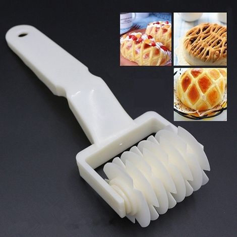 Emporte-pièce en treillis pour pâtisserie, rouleau à tarte décoratif, outil de cuisine pour fondre et décorer (1/4)