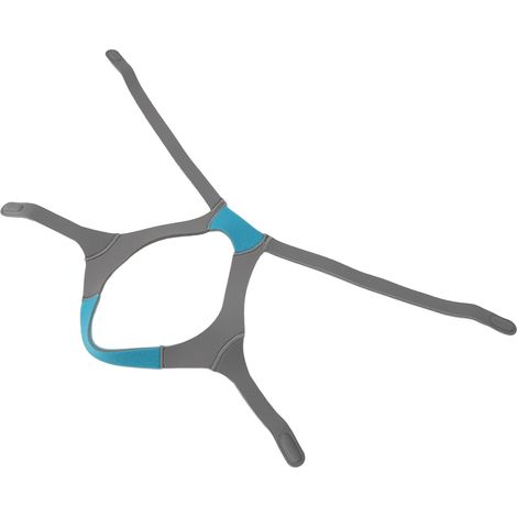 Accessoire de rechange pour casque de protection faciale en nylon élastique souple, compatible avec l'appareil respiratoire ResMed AirFit (1/5)