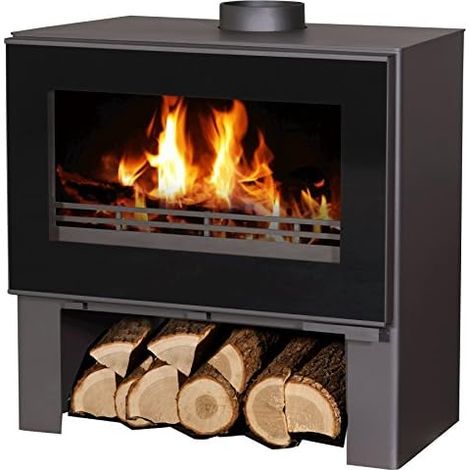 V05 – Cheminée à bois Victoria Omega EEK A – Puissance 8,3 kW – Rendement 75,11 % – Vitrage XXL pour grandes bûches jusqu'à 70 cm (1/4)