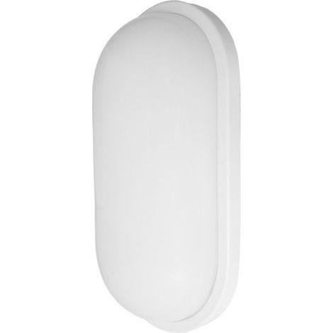 Applique murale ovale Pirineo 12 W 6500 K blanc IP54 1176 lm 21 x 11 x 7 cm