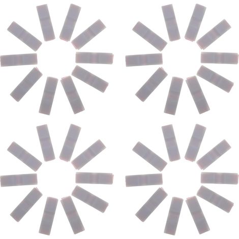 50 Butées de porte coulissante auto adhésives pour armoire (1/5)