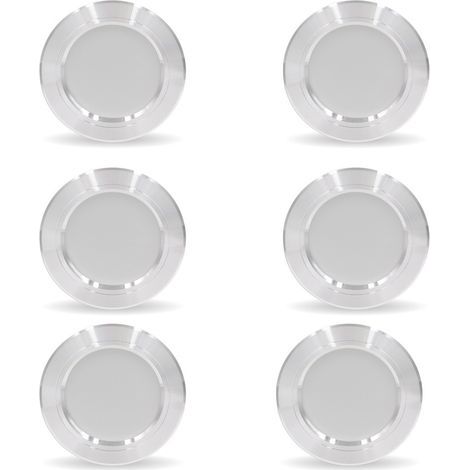 LED-Einbaustrahler – 9 W – 220–240 V – 10 cm Durchmesser – 28 mm Einbautiefe – Schutzart IP44 – Neutralweiß – Für Bad und Wohnzimmer – 6er-Pack (1/5)