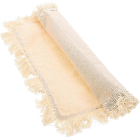 Set de table beige en coton et lin pour protéger votre table, style nordique (1/5)