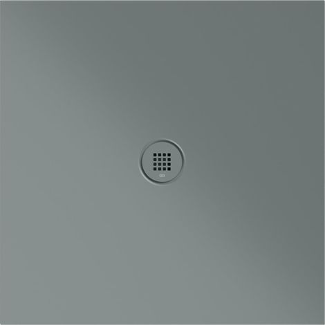 Receveur de douche en céramique carré 90x90x2cm, agave mat