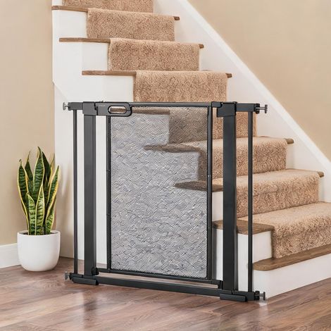 Barrière pour animaux schwarz en stahl ABS 103 x 2 x 76 cm (1/5)