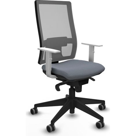Piqueras y Crespo Horna Chaise de bureau gris confortable (1/3)