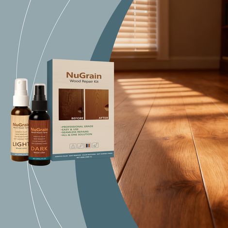 Holzboden-Reinigungsspray für Zuhause – Reinigung und Renovierung im Haushalt, tägliche Pflege, Bodenspray – 30 ml + 30 ml -- DE (1/5)