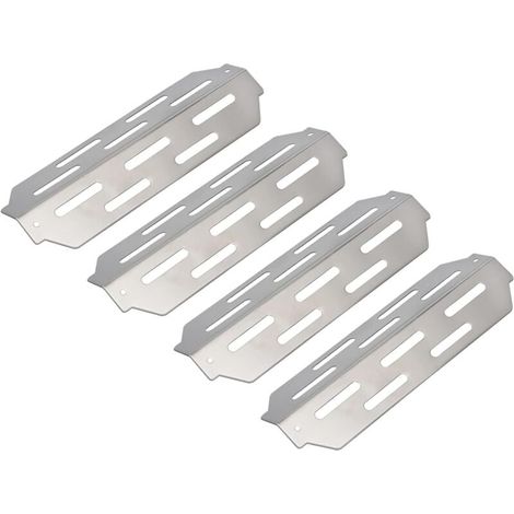 Déflecteur de chaleur 304 pour Weber Genesis II 410, plaque chauffante 12,5" pour Weber GS4 Genesis II/LX séries 400, Genesis II E410/S410, II E435/S435, II LX S40/E40, II LX SE44 0 pour Weber 66041, (1/4)