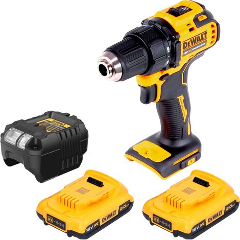 DeWalt DCD 708 D2 Avvitatore a batteria 18 V 65 Nm Brushless + 2x batteria 2,0 Ah + caricabatteria