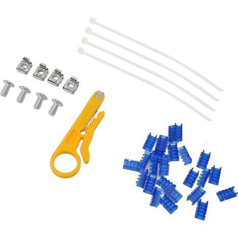 Panneau de brassage RJ11 25 ports, connecteurs femelle-femelle, anti-interférence, broches dorées CAT3, pour armoire 19 pouces. (1/5)