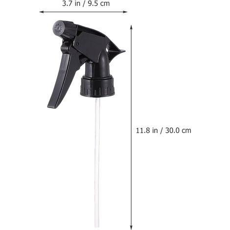 Sprühdüsen-Set – 12 Stück – Schwarzes PP – Wasserdichte Dichtung – Für Garten und Haushalt – Verstellbarer Schlauch (1/5)
