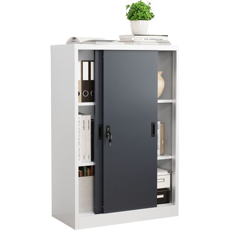 Gabinete de acero bloqueable Malivo 3-fold 120x80x40 - VCM
