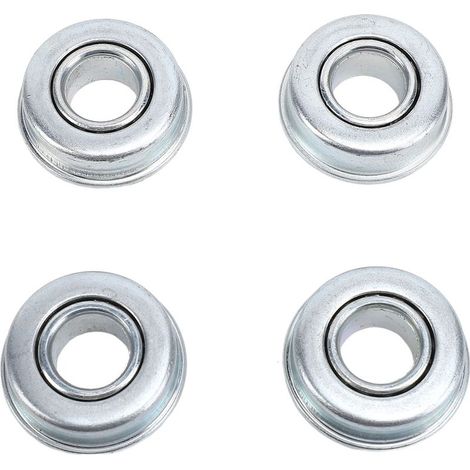 4 Pièces Roulements de Tondeuse à Gazon en Acier, Roulements à Billes à Bride 12,7x28,6mm Applicables pour Tondeuse à Gazon, Brouettes, Chariots et Diables, Remplacement des (1/5)