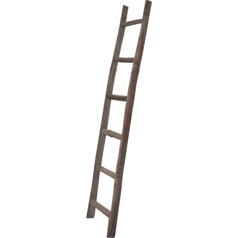 Toallero escalera de madera baño moderno suelo de pared a pared escalera decorativa toallero portaobjetos librería (1/5)