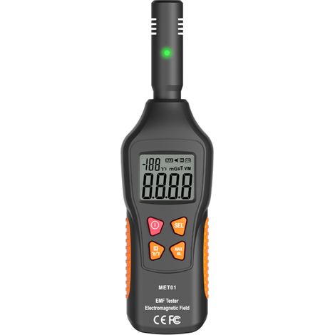Rilevatore di radiazioni elettromagnetiche FY876 di precisione, colore arancione.