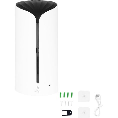 Automatic Induction Soap Dispenser Wall Mounted Induction Foam Machine Hand Washing MachineWhite Dropping Liquid (1/5)