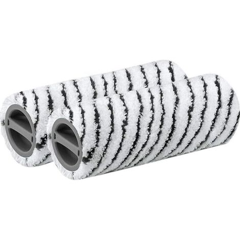 Kärcher Set de rouleaux en pierre pour tous Kärcher FC et EWM 2 (lavable, non pelucheux, lavable en machine à 60 °C, pour sols durs résistants, pierre, céramique)