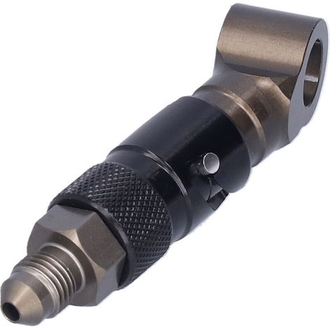 Jeffergarden Connecteur à dégagement rapide AN3 en alliage d'aluminium, accessoires de connexion pour conduite de frein, tuyau d'huile et de carburant SW-21034-BL