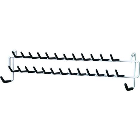 ClosetMaid 27 ganci fermacravatta e porta cintura, bianco, 8,9 x 38,1 x 6 cm (1/3)