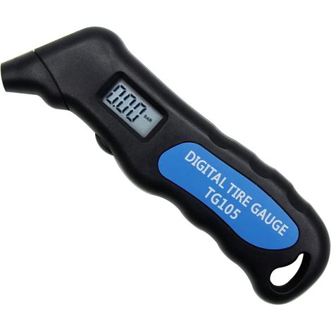 Jauge de pression des pneus multifonction avec écran LCD pour voiture, camion, moto, vélo, scooter (1/4)